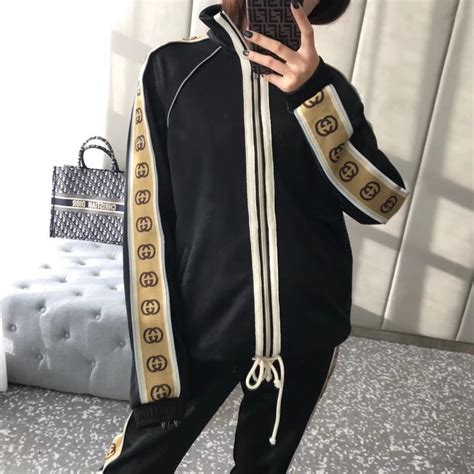 gucci reflective tracksuit|gucci full tracksuits.